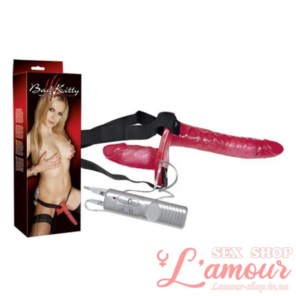 Страпон Bad Kitty vibro (артикул: 0571474)