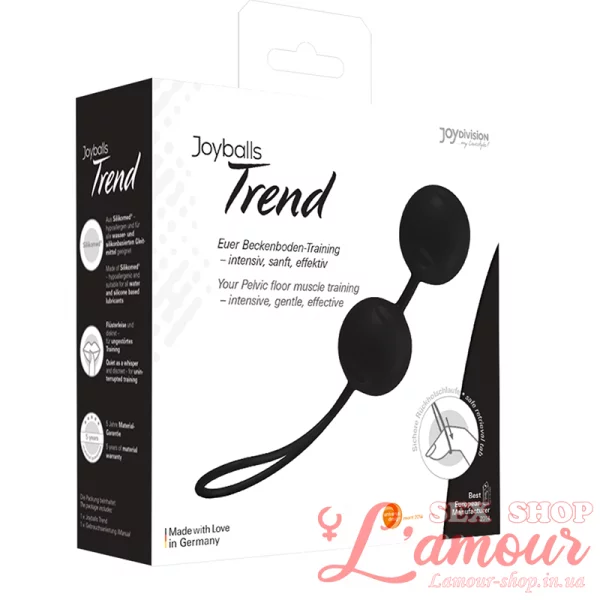 Вагінальні кульки – Joyballs Trend, black (артикул: 15031)