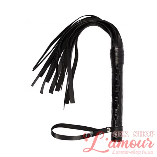 Флогер VIP Leather Flogger, Black (артикул: 280133)