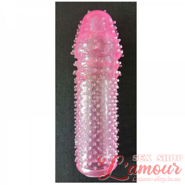 Насадка-презерватив, Pink (артикул: 30660)