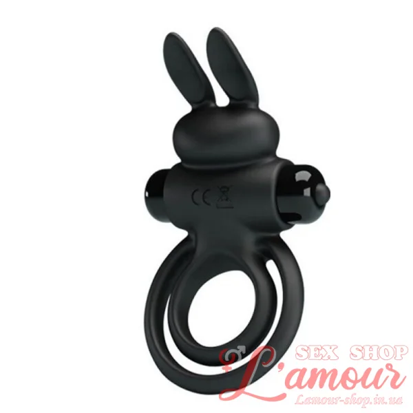 Ерекційне віброкільце Vibrant penis ring III, Black (артикул: 30687)