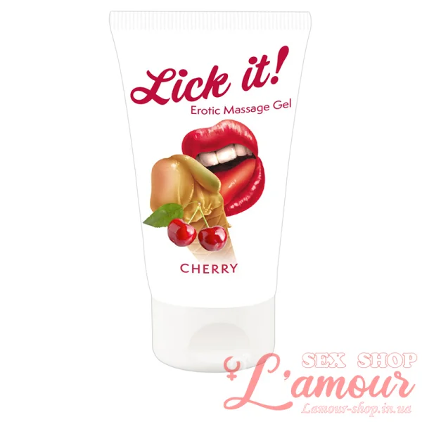 Гель Lick it 50 ml вишня білий туб (артикул: 42-06257520000)