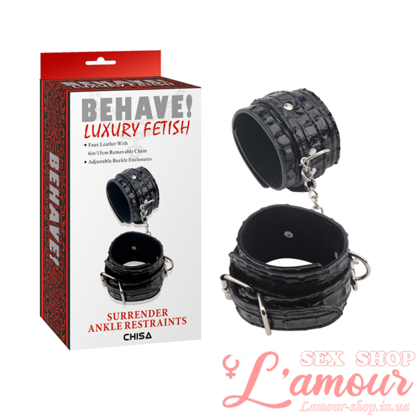 БДСМ Наручники – Behave! Surrender Ankle Restraints (артикул: 6610CN00300)