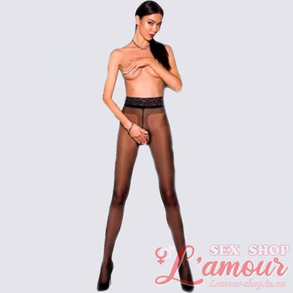 Колготи Pasion Ti Open 1\2 чорні 20 den (артикул: 948452)