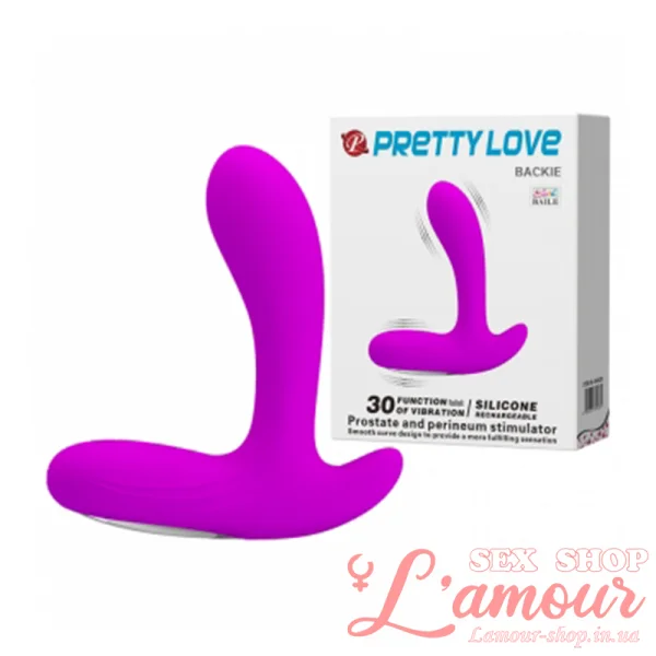 Масажер простати Pretty Love Backie Purple (артикул: BI-040029-1)