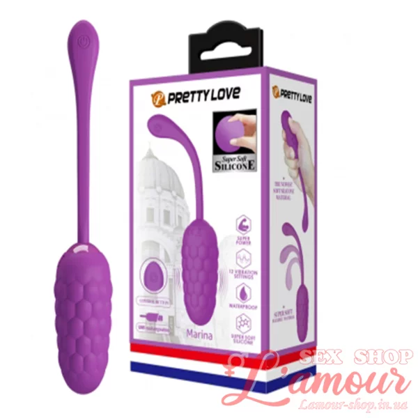 Віброяйце – Pretty Love Marina Vibrating Egg Purple (артикул: BI0746)
