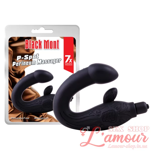 Масажер простати – Black Mont P-Spot Perineum Massager (артикул: CN00145)