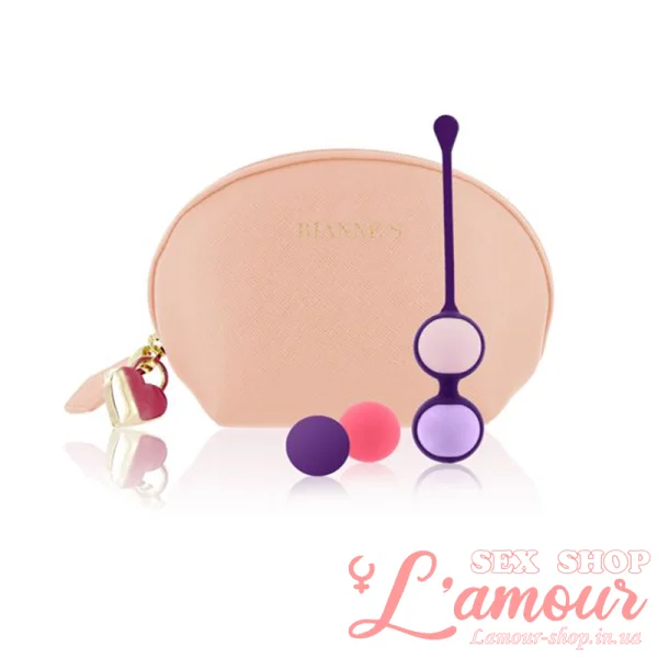 Набір вагінальних кульок Rianne S: Pussy Playballs Nude, маса 15, 25, 35, 55г (артикул: SO3879)