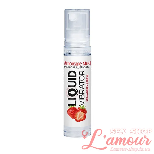 Гель Рідкий вібратор Strawberry 10ml (артикул: SO4818)