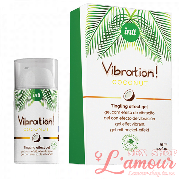 Гель Intt Vibration Coconut Vegan (15 мл) (артикул: SO5972)